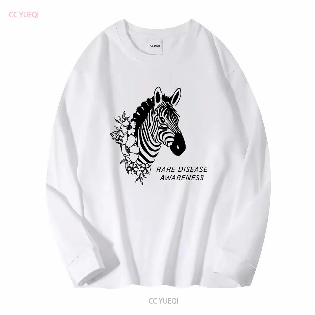 Zebra Rare Disease Awareness T Shirt Medical Chronic Illness Advocate Ehlers Danlos long or short sleeves vintage Washed
