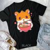 Cute Hamster Eating Raunisex Hamster Lovers Unisex T Shirt
