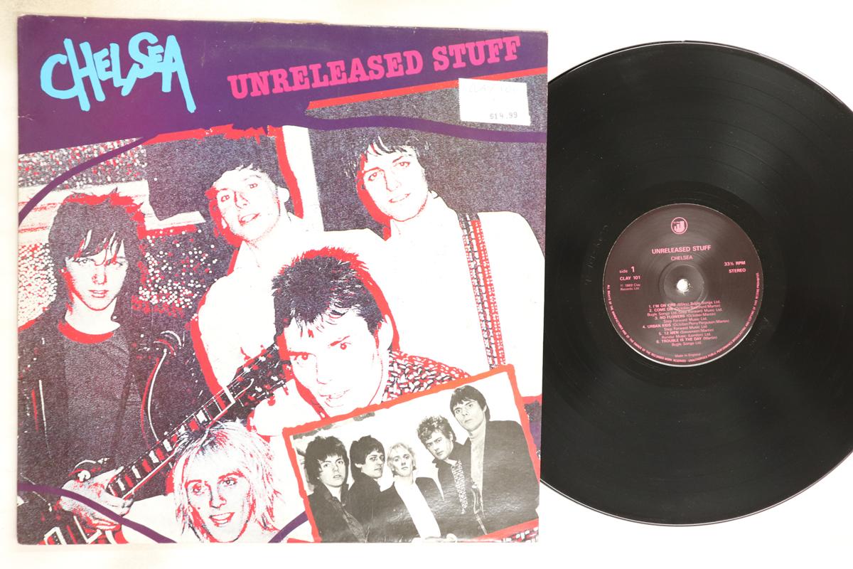

LP Record CHELSEA - Unreleased Stuff CLAY101 Clay Records 1989 US Rock Used