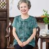 YUZHAOLIN New Chinese Style Elegant Short Sleeve Shirt