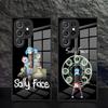 Game S-Sally Face Horror Phone Case For Samsung S26 S25 Edge Ultra 24 23 22 21 Ultra Plus Fe A55 56 15 4G 5G Glass Cover