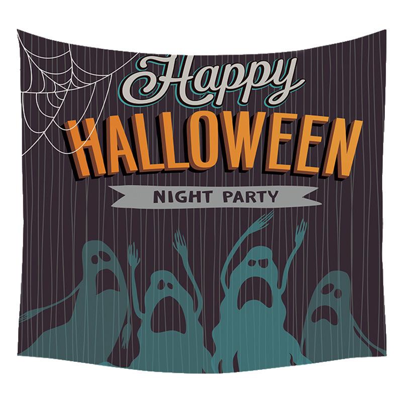 Гобелен с тыквой и летучей мышью — фото 14