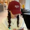Korean Style Pink Bow Baseball Cap for Girls - Cute, Sweet, Versatile, Soft Crown, Peaked Hat