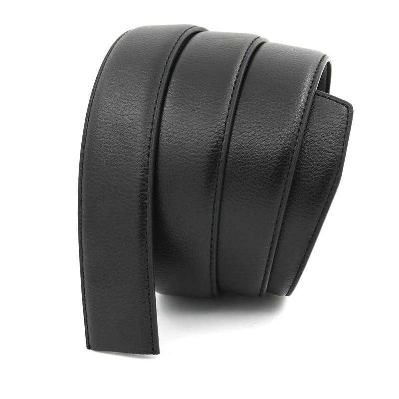 New Genuine Leather Belt For Men No Buckle Pin Buckle Belts For Luxury Designe Parts Repair And Replacement High Quality