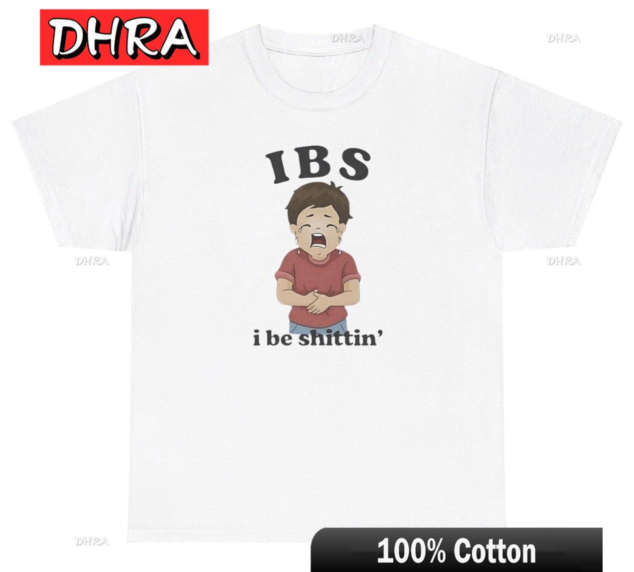 

IBS I Be Shtting Meme T Shirt Funny Pooping Cursed Weirdcore Ironic Silly Tee Cool Bold Trendy Tees Urban Bold Trendy Tshirts S