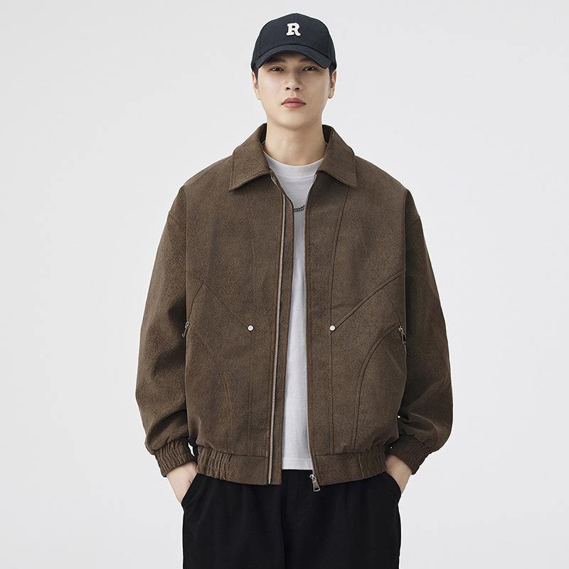 Jacket Men's Color Blocking 2025 Autumn and Winter New Men's Youth Windproof Fashion Casual Top Jacket Trend