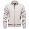 Winter Men's Sweater Knitted Jacket Men's Cardigan Stand Collar Slim Fit