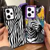 Coque de téléphone souple rayures zèbre noir blanc pour Xiaomi Redmi Note 13 14 15 Pro Plus 12S 12 11S 11 11T 10S 10 Housse arrière antichoc