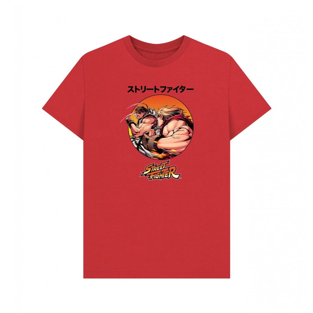 Street Fighter 2 Unisex Adult Battle T-Shirt