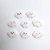 Cute Expression Cloud Resin Cabochons, 31mm Kawaii Cloud Charms for DIY Crafts