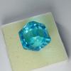 Lab-Created Blue Topaz Loose Gemstone Flawless Cube Cut 50.85 ct for Jewelry Making and Crafts