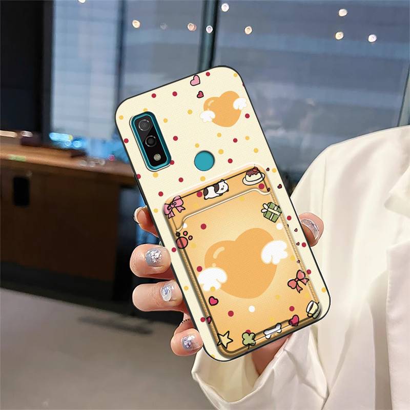 Silicone Waterproof Phone Case For Fujitsu F-51B/Arrows We Card Bag Cartoon Soft Case Anti-dust Back Cover Graffiti Cute