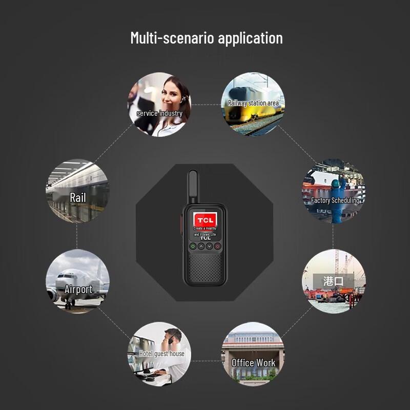 TCL 4G Public Network Walkie-Talkie with GPS (CN version)