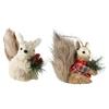 Handcrafted Hanging Squirrel Holiday Decoration Foam Christmas Ornament For Indoor Window Desktop Holiday Display