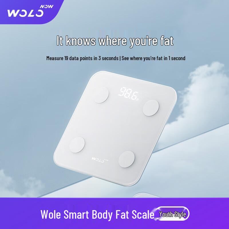 WOLONOW Smart Rechargeable Body Fat Scale (CN version)