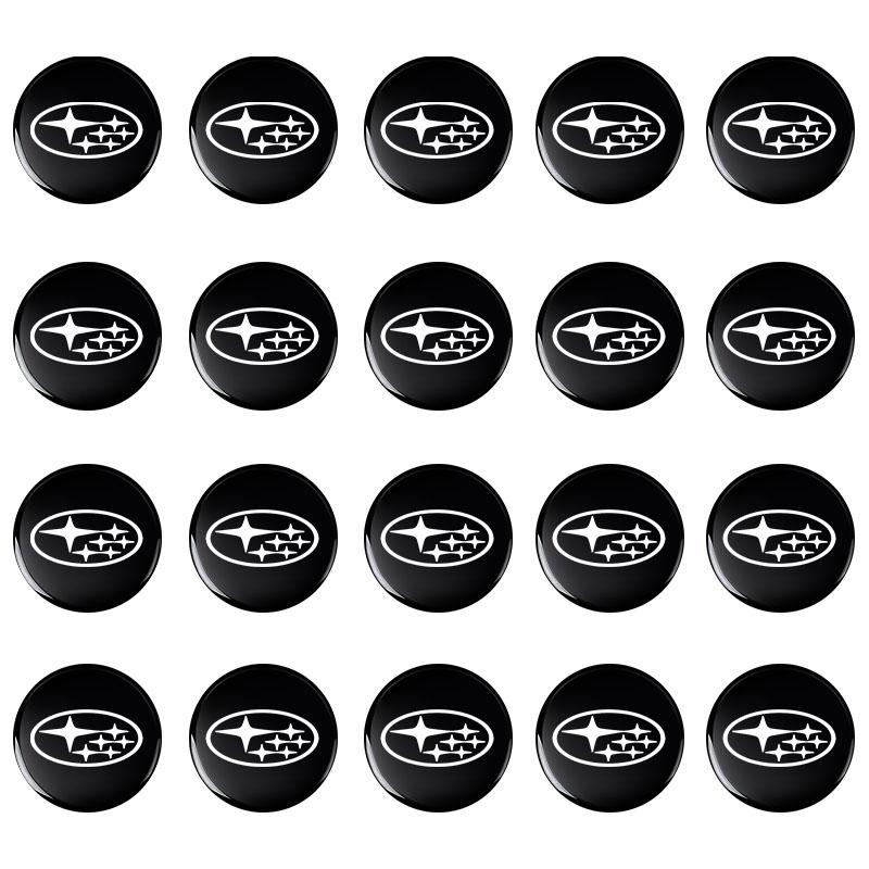 2/5/10 Stück 14MM Fernbedienungs-Autoschlüssel-Aufkleber Emblem Zubehör Für Subaru Impreza Legacy WRX STI BRZ XV WRC Forester Crosstrek