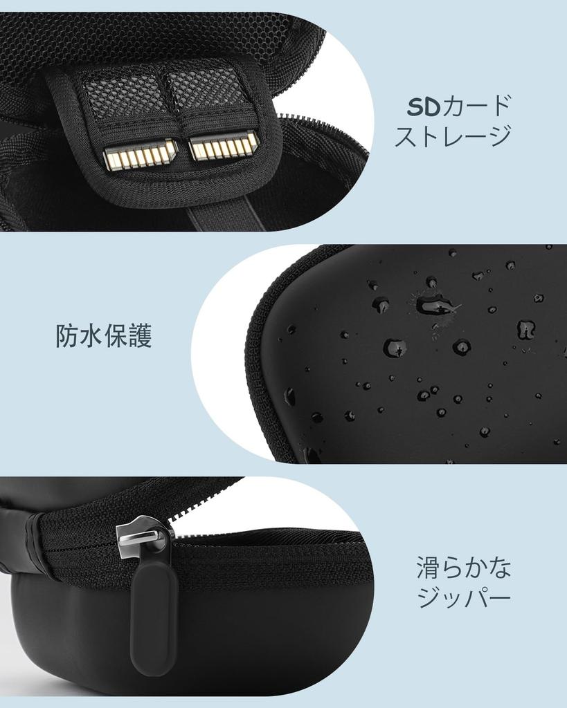 Compact, protective digital camera case for KODAK PIXPRO FZ55/FZ45, CAMKORY DC403 FHD 1080P, and STUOGYUM DC402-AF (black).