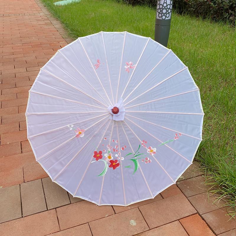 

Танцевальный зонт Древняя одежда Зонт из масляной бумаги Древний стиль Женский Защита от дождя и солнца Зонт для ханьфу Классический зонтик