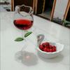 INS-Stil Rosewein-Glas, Eleganter hoher Stiel Rotwein-Kelch für Champagner, Cocktails & Romantisches Essen