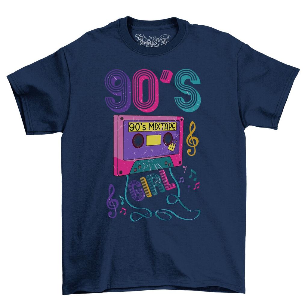 The ShirtShack 90's Girl Retro Fancy Dress Men's Funny T-Shirt Mens Womens Tees Top 100% Cotton Shirt