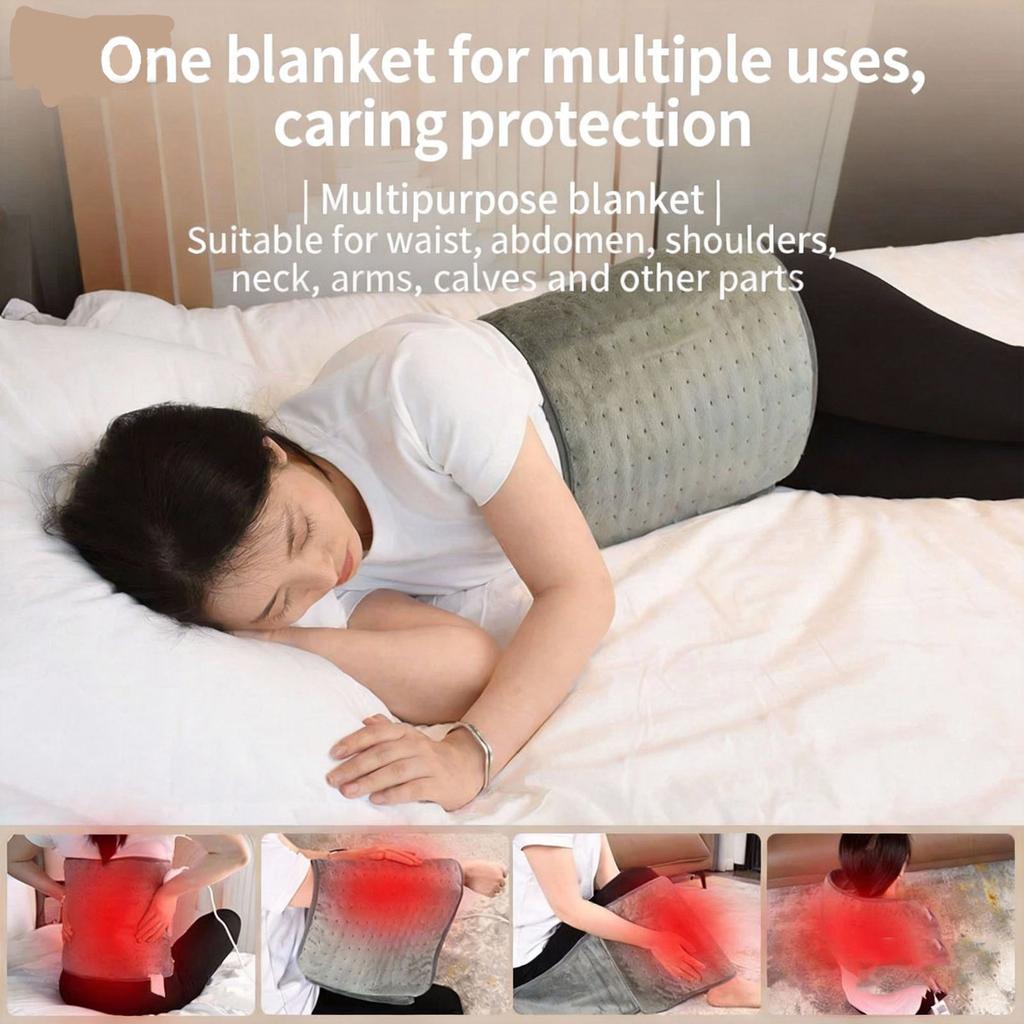 Heated Waist Support Belt - Wraps Around The Waist And Provides Heat. Winter Seat Insulation. Waist Support Belt . Heating Pad.