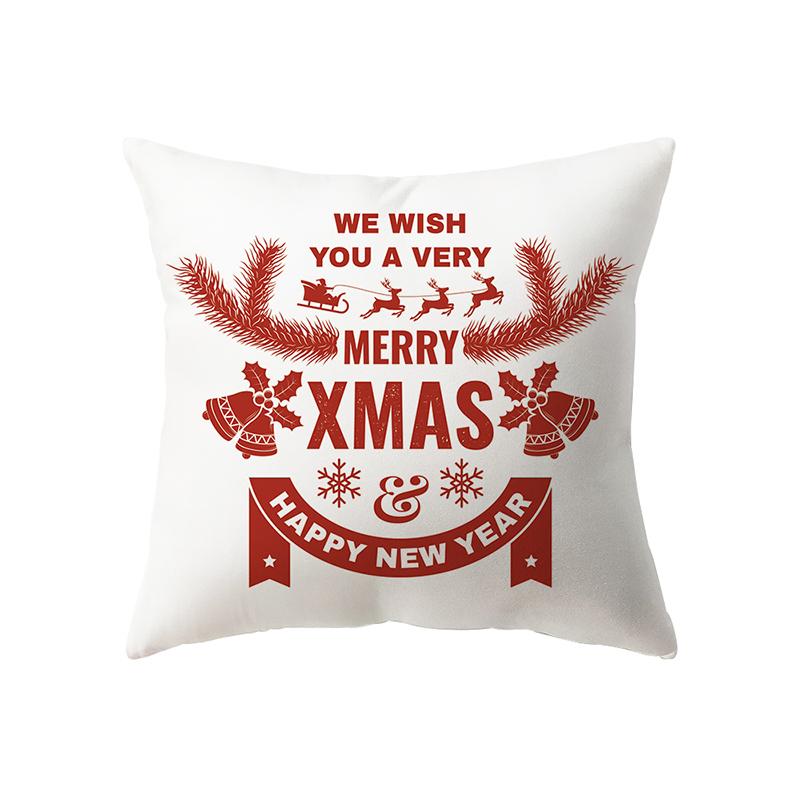 

Рождественская тема, Рождественские украшения, наволочка с принтом, домашняя гостиная, украшение для дивана, полиэстеровая подушка, наволочка 40X40CM