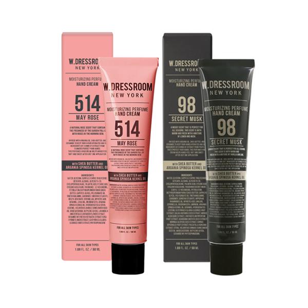 W.DRESSROOM Parfüm Handcreme 50ml*2 Stück - 45 Optionen [BTS Lieblingsduft!]