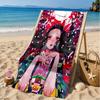 Vibrant Anime Characters Beach Towel, Microfiber Beach Towel, Perfect For Pool, Beach, Travel, Home Decor Beach Party Fan Gifts