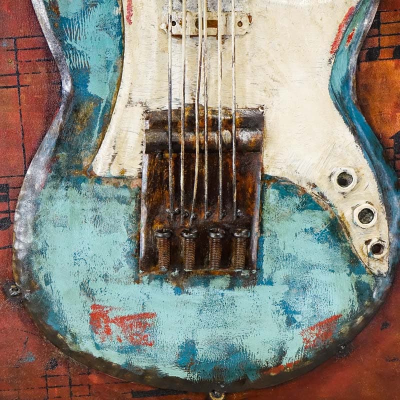 3D metal picture LOFT BLUES MUSIC 40x60