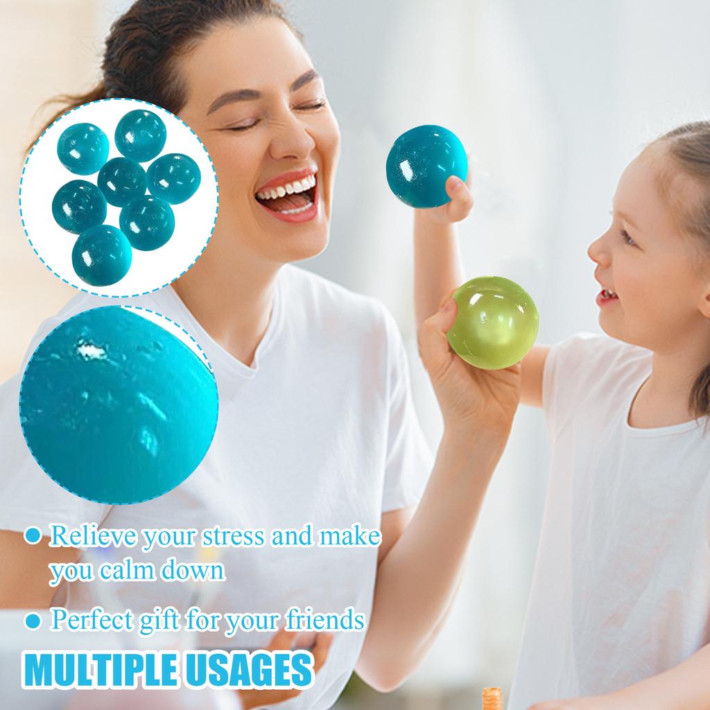 Blue Maltose Squishy Toys Anti Stress Sensory Fidgets Toy Soft Simulated Transparent Blue Maltose Slow-Rebound Decompression Toy
