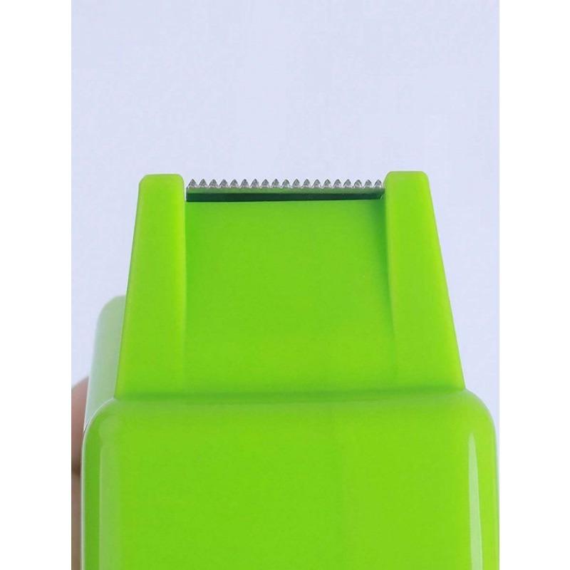 1pc Small Desk-Mounted Colorful Plastic Creative Tape Dispenser, Office Supplies Back To School