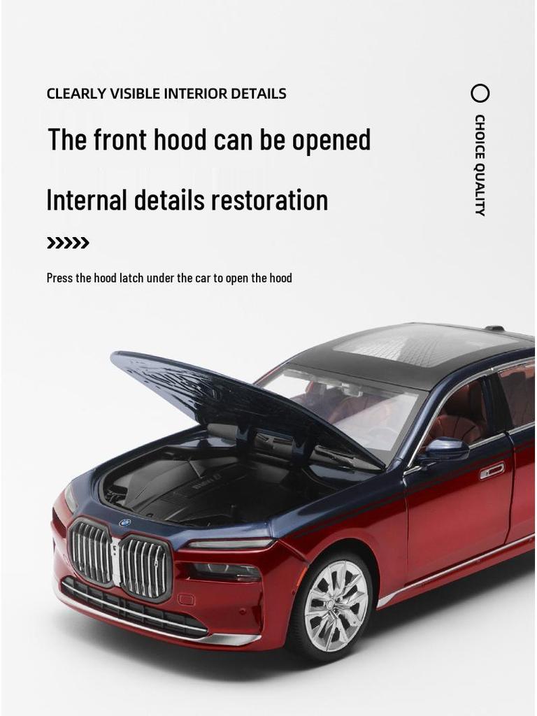 Caipo I7 G70 Exquisite Edition Alloy Sedan Model with Sound & Light - Children's Toy Car