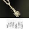  Colorful   Glass Nail Art Rhinestons Decoration Costumes Material Package(Silver)