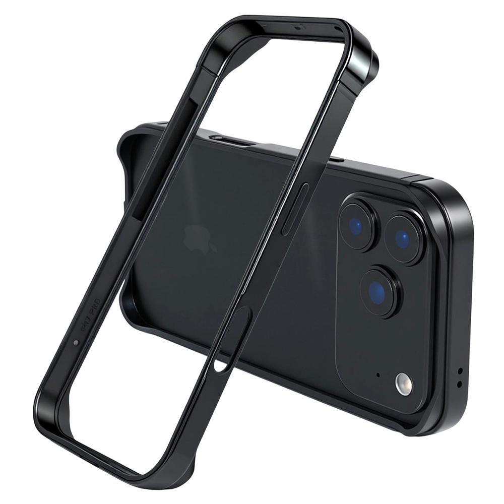 For iPhone 17 Pro Bumper Case Ultra Thin Metal TPU Phone Frame Protective Cover