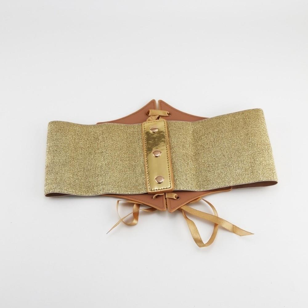 PU Leather Wide Belt Retro Waist Strap Versatile Waist Belt for Women