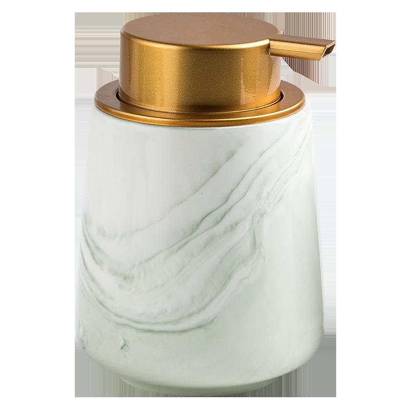 Ceramic bubble bottle Hotel press lotion bottle Shampoo shower gel hand sanitizer Mousse bubble bottle shampoo dispenser
