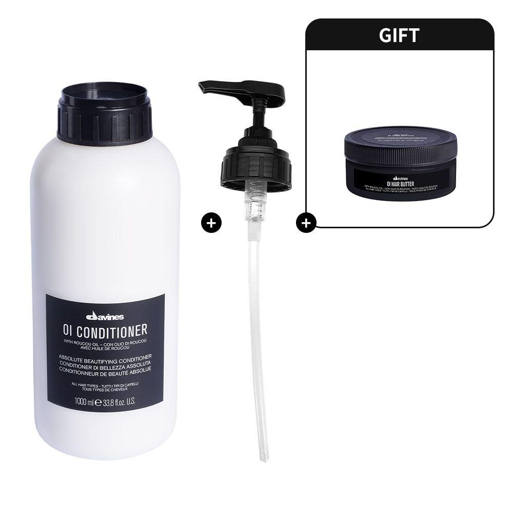 OI Conditioner 1000ml + Hair Butter 75ml Gift
