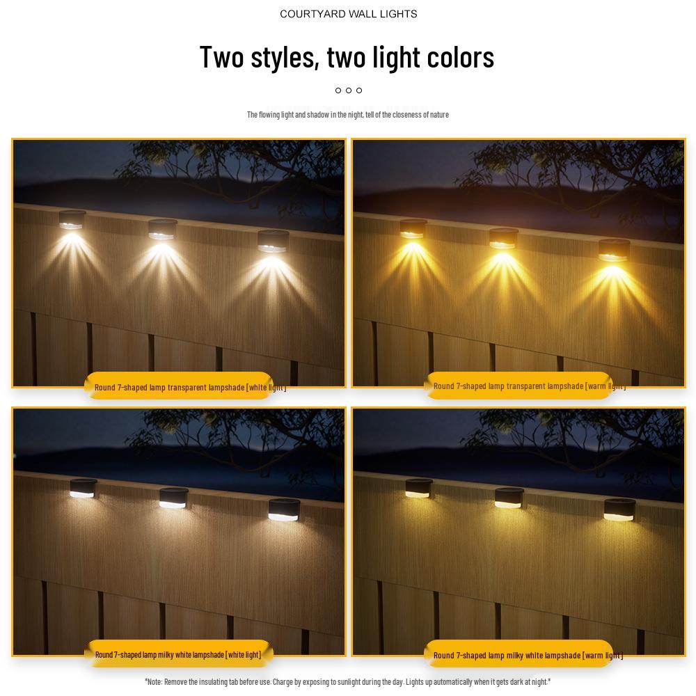 Waterproof Solar Garden Step & Fence Light