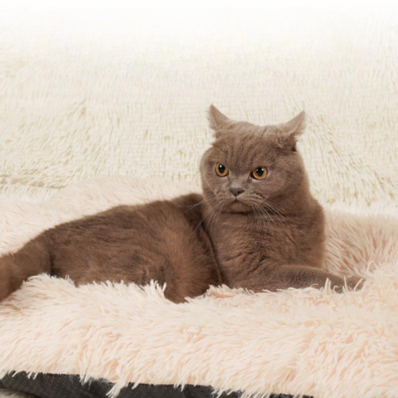 Pet Mat Dog Mat Plush Winter Warm Sleeping Pet Mat Dog Bed Comfortable Cat Nest Dog House Pet Supplies