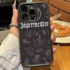 Heiße J-Jagermeisters Hüllen für iPhone 17 16 15 14 13 12 11 Pro Max Plus Schwarze Vollabdeckung TPU Stoßfeste Hülle
