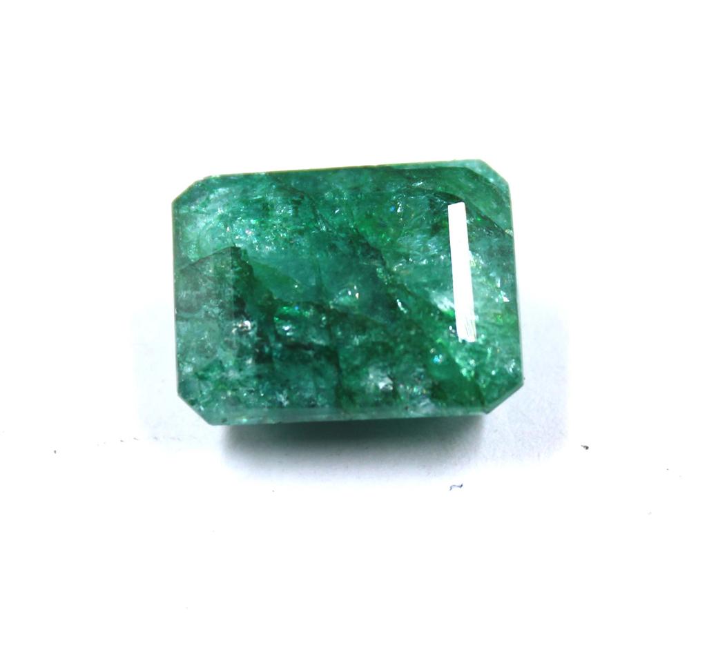 13.30 Carat Christmas Day Big Offer Green Emerald Emerald Shape Colombia Certified Gemstone SN56