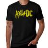 Axl/DC Yellow Logo Modern T-Shirt Man T Shirt Luxury T Shirts for Man Graphic Tees Printed T Shirts for Man T-Shirt