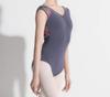 ProDance Floral Ballet Leotard PLHA017B XL Gray/Black Half-Cup (Gray Flower, (170))