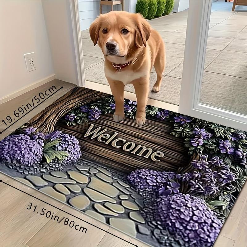 Sweet Home Welcome Doormat Sunflowers Entrance Carpet Non-Slip Floor Rugs Indoor Use Flower bedroom Kitchen Home Decoration Mats
