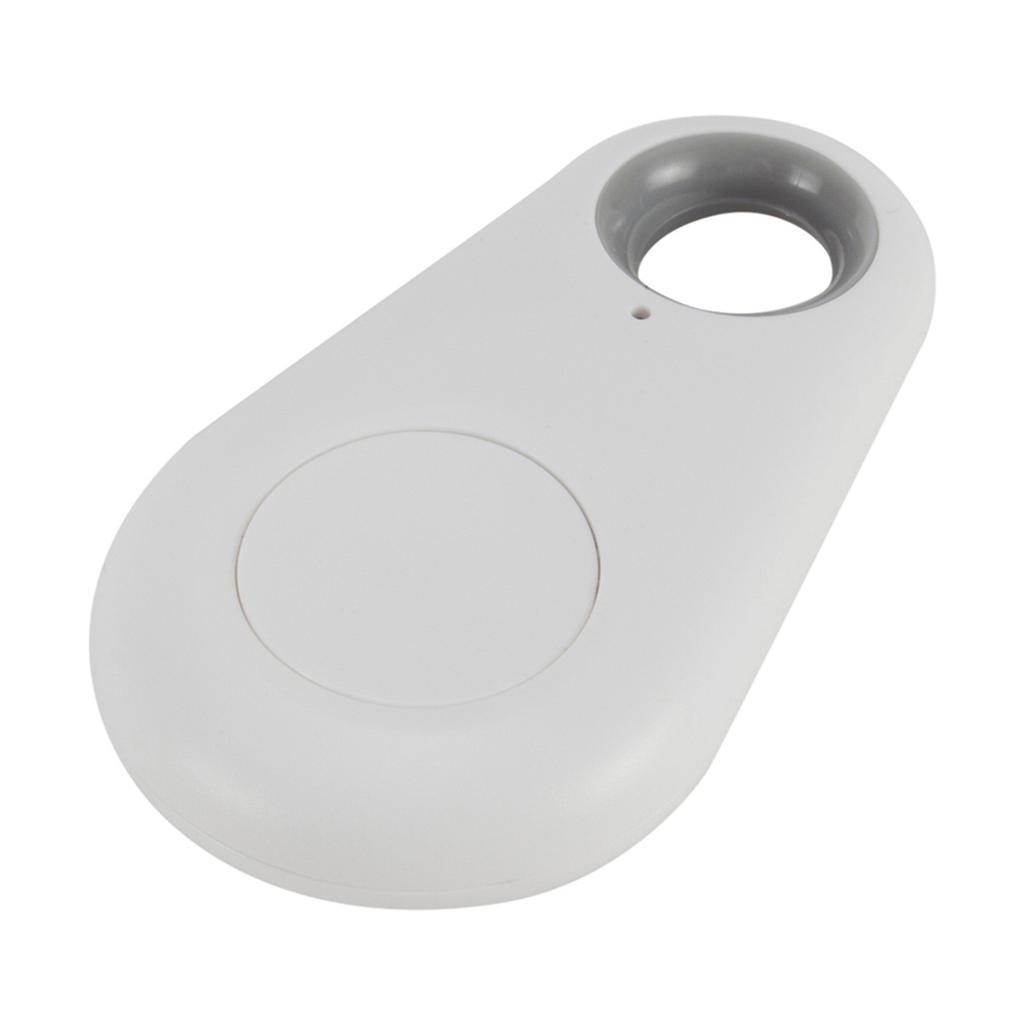 Mini Bluetooth Tracker Bag Wallet Key Pet Anti lost Smart Finder Locator Alarm white