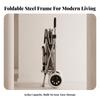 Cart Wheel Set Treaded Tires Reinforced Plastic Hubs for Cloth Shopping Carts