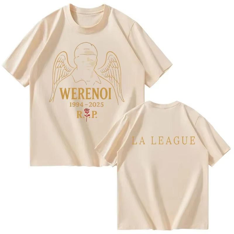 Rapper WeRenoi Photo Print Harajuku Retro Tshirt Fashion Tshirt Aesthetic Short Sleeves Top Unisex Streetwear 2026 summer