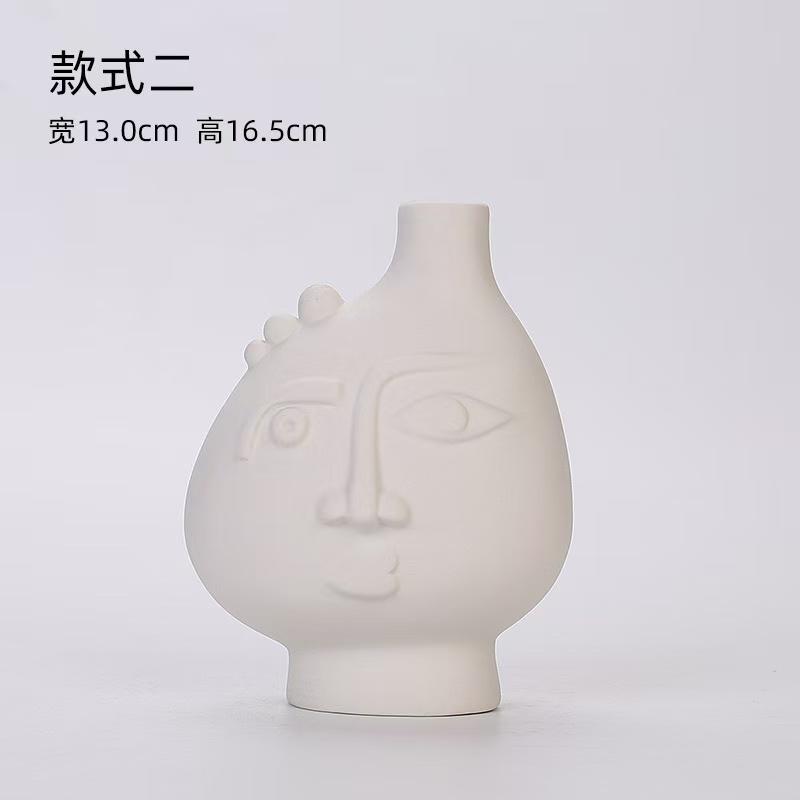 Woman Body Model Vase Nordic Style Ceramic Modern Body Art Vase Home Decor Creative Flower Pot Living Room Decoration Vases