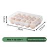 Shockproof Outdoor Egg Storage Box - Shatterproof, Transparent Plastic Tray for Camping and Refrigerator Use