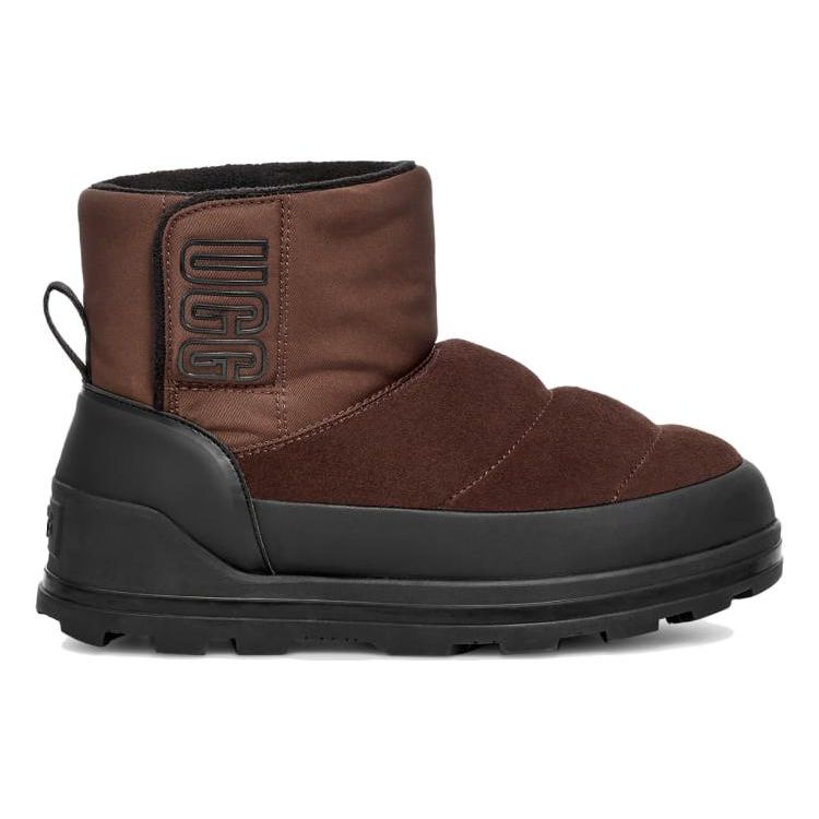 UGG Suede Round Toe Versatile Fashion Short Boots Women Boots Brown 1143932-BCDR